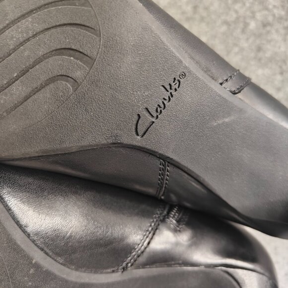 Ladies Clarks Smart Ankle Dancer Sky Boots Sz 7.5 / New with Box - Picture 8 of 11
